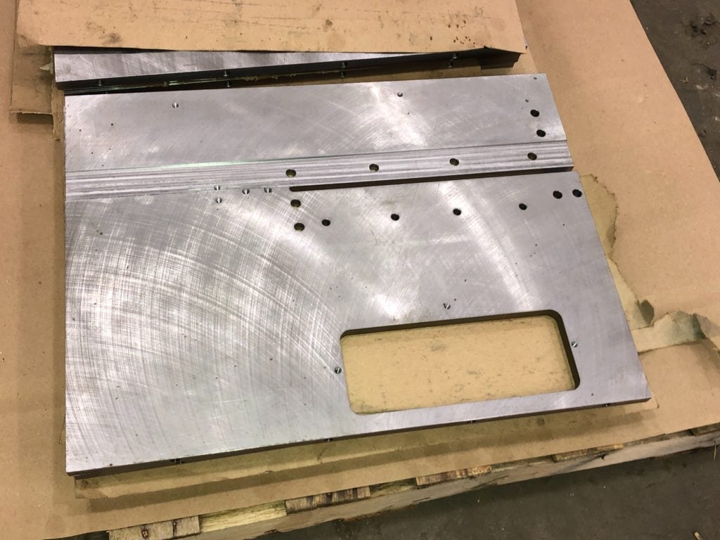 CNC Milling on Blanchard Ground Plate