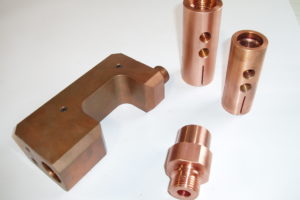Precision Machined Copper Electrodes