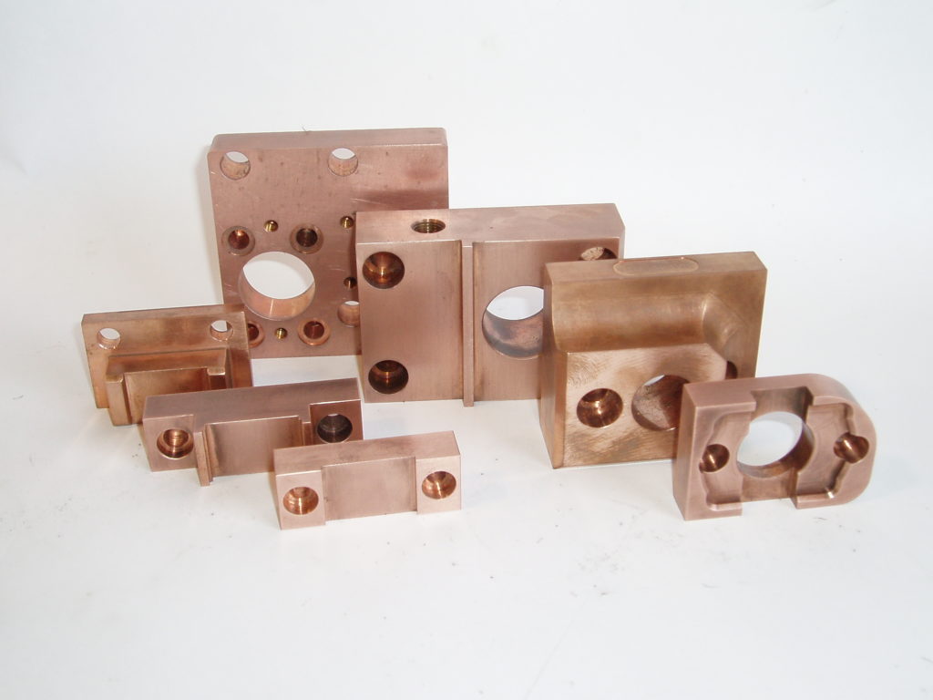 Precision Milled Copper Components