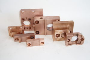 Precision Milled Copper Components