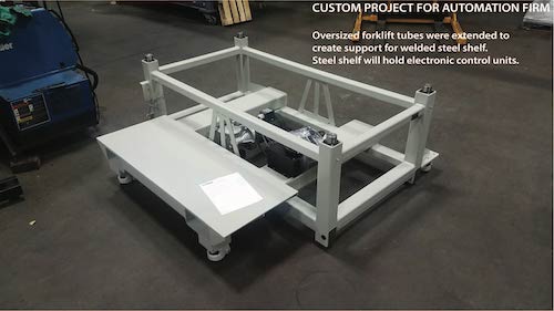 Custom ErgoBase with Steel Shelf