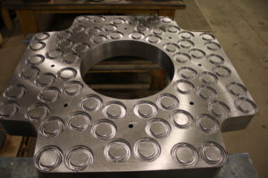 Custom Milled Metal Large Plate